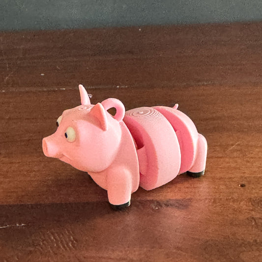 Pig Keychain Flexi