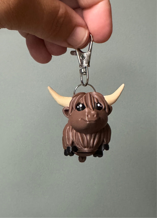 Highland Cow - Keychain Flexi